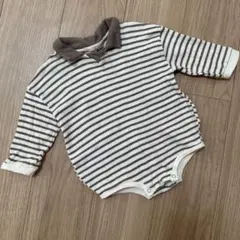 anggo bebe ボーダーロンパース