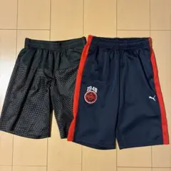 PUMA adidas ハーフパンツ 2枚セット