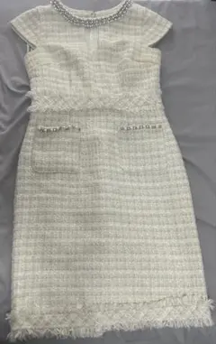 Jewels ツイードドレス パール装飾 キャバ