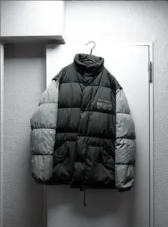 ナイキ sacai ダウンジャケット 黒 - メルカリ