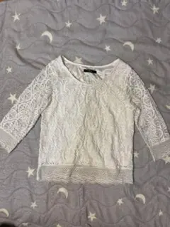 DURAS ホワイト レース トップス