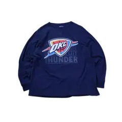 【NBA】OKCロングスリーブTシャツ　ロンT バスケットボール　コピーライトのサムネイル