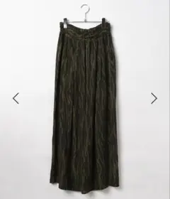 レプシィム　LEPSIM アニマル柄ワイドパンツ