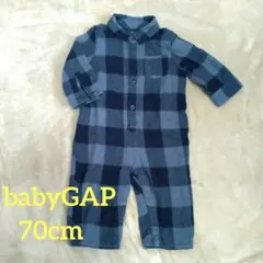 70cm babyGAP シャツ ロンパース