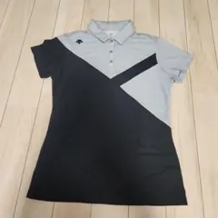 DESCENTE GOLF レディース ポロシャツ バイカラーのサムネイル