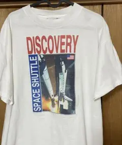 【レア】90'S USA製 スペースシャトル Tシャツ ONEITA 宇宙 L