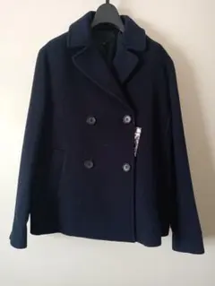 【新品タグ付き】ユニクロ ピーコート ウールブレンド　XL ネイビー