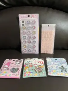 サンリオおはじきシール　タイルシール　全5種