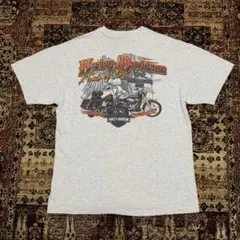 k*u様 希少色 00s USA製 HarleyDavidson ビンテージTシ
