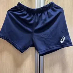 ASICS ネイビー メッシュパンツ