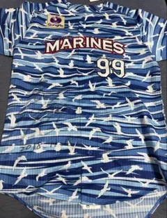 【実使用】千葉ロッテマリーンズ　ユニフォーム 数量限定】レプリカユニホーム ホーム/マリーンズオンライン