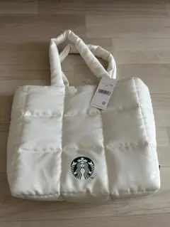 【新品タグ付き】スターバックス　トートバッグ　白