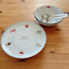キャンベル ファーザークリスマス プレート ボウル スプーン セット