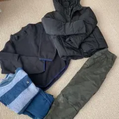 ユニクロ　GU まとめ売り　150-160暖パンブラックダウンジャケット他
