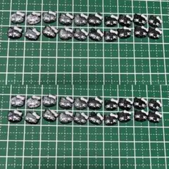 ネイルパーツ　ブラックキティーネイパ40個　ハローキティー キティーちゃん