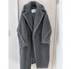 マックスマーラ maxmara テディベアコート グレー XS