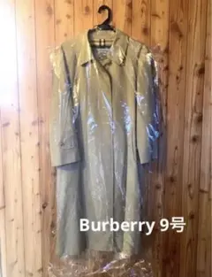 バーバリーBurberryステンカラーコートレディースノバチェック9号9AR