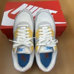 Nike Air Max 90 ホワイト/イエロー/ブルー/レッド 25.5
