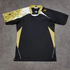 YONEX　ゲームシャツ　山口大学　ベリークール　黒のサムネイル