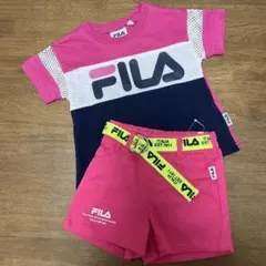 FILA 80 上下セット ピンク キッズ Tシャツ フィラ 色違いあり