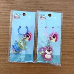 ディズニー　ミニチャーム　トイストーリー　ロッツォ　リトルグリーンメン