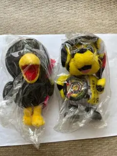 チコちゃんに叱られるキュエちゃんとタイガースのぬいぐるみセット