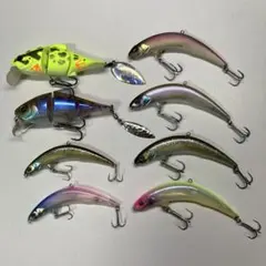 ジャッカル　スイングマイキー72／ピクピク65/78 3タイプ 8個 ジャッカル スイングマイキー72／ピクピク65/78 3タイプ 8個 - メルカリ