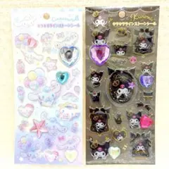 【新品未開封】サンリオ　キラキララインストーンシール　クロミ　シナモロール