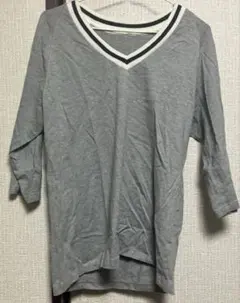 RICO Vネック 7部袖Tシャツ Sサイズ