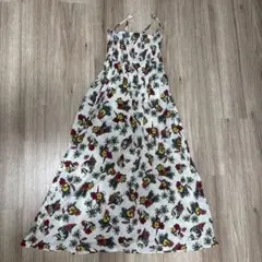 BEAMS HEART フラワープリント キャミワンピース