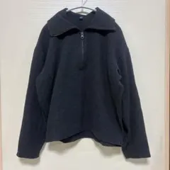 【UNIQLO】ブラッシュドジャージープルオーバー　グレー