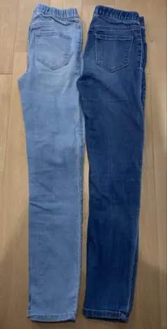 H&M ストレッチジーンズ 7-8Y 2色セット
