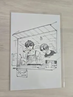 勢羽夏生&真冬　ポストカード　台湾版小説初回特典