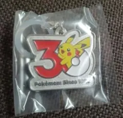 ポケモン30周年メタルチャームマスコット ピカチュウ ガチャ キーホルダー