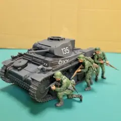 タミヤ1/35プラモデルドイツⅡ号戦車完成品のサムネイル