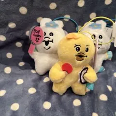 んぽちゃむ　きみまろ　セリフ付きマスコット　三体まとめ売り