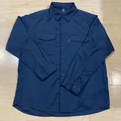 mont-bell WIC.O.D.シャツ Men's M-Rサイズ ネイビー