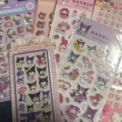 マイメロ クロミ キティ シール6枚セット！