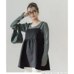 【coca】エンボスキャミソール M