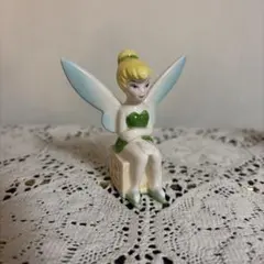 【ピーターパン】 ティンカーベル フィギュア 陶器製 正規品 ヴィンテージ