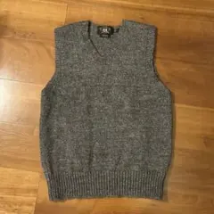RRL RALPH LAUREN ウール ニット ベスト M グレー
