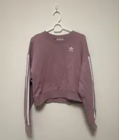 adidas ピンク クロップドスウェットのサムネイル