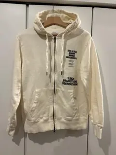 graniph 猫グラフィックプリント　Wフルジップパーカー　men'sS