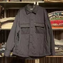 【古着】LEVI'S キルティングジャケット Mブラック
