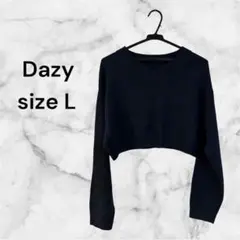 Dazy Vネックショートニット ショート丈 セーター
