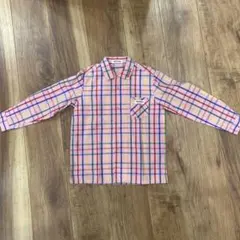 【美品】ミキハウス ピンクシャツ 子供　110cm