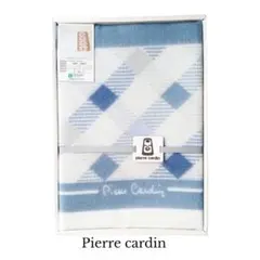 Pierre Cardin ボアシーツ 140×240 青 格子柄 未使用級のサムネイル
