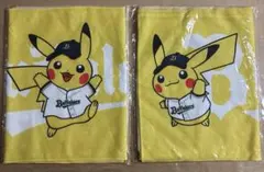 新品　ピカチュウ バファローズ タオル 2枚セット　オリックスのサムネイル
