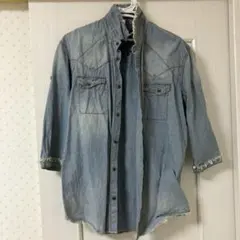 Eastern Rock デニムシャツ 長袖 ライトブルー