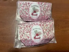 プールバック風ミニポーチ マロンクリーム